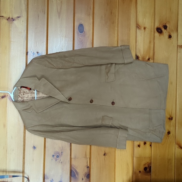 Dhalishan Vintage Mens Cashmere Tan Overcoat
